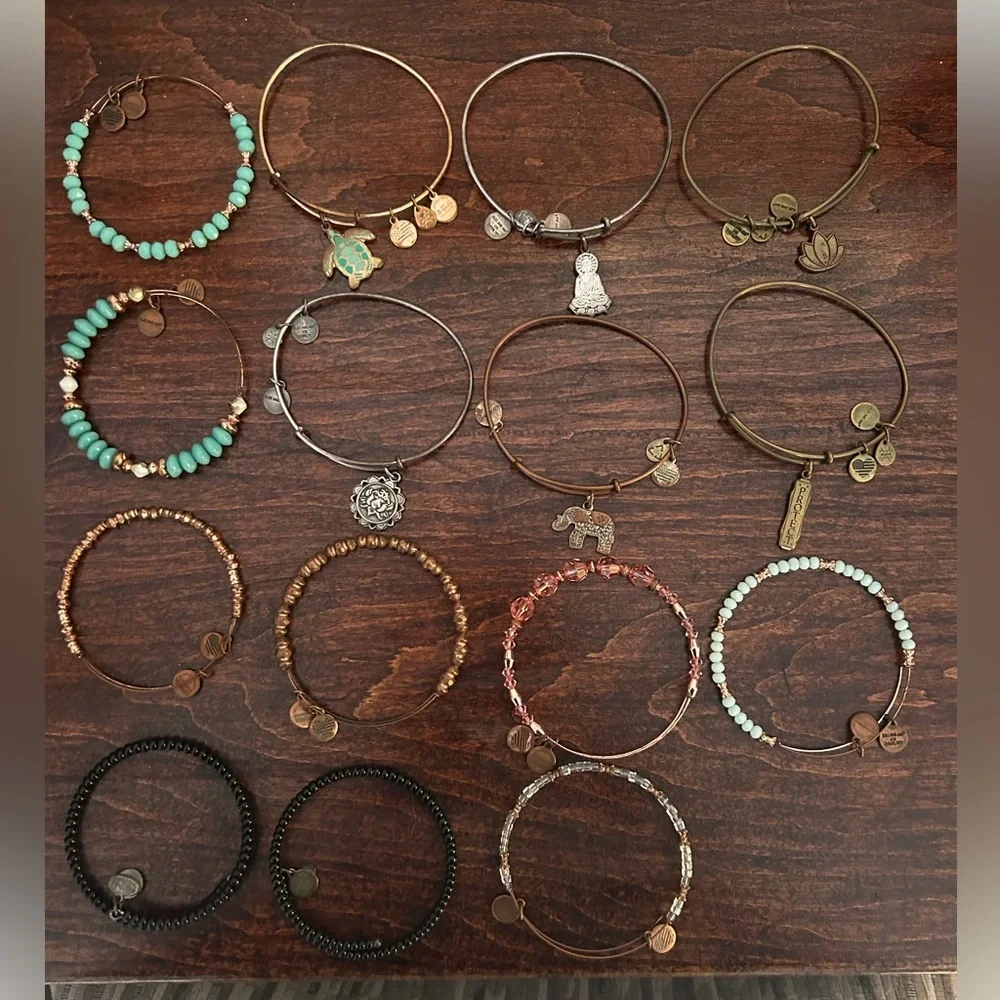 15 Alex and Ani Bracelets - Picture 1 of 3